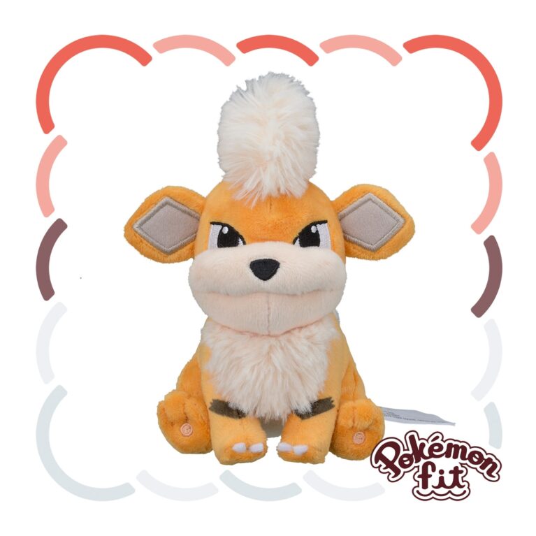 Pokémon: Pokémon Fit Growlithe Plush Toy