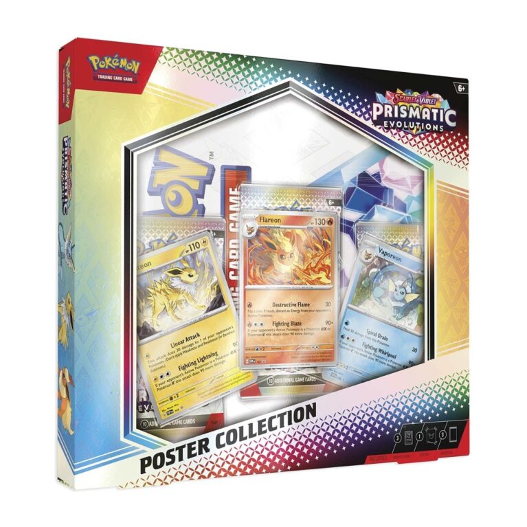 Pokemon TCG: Prismatic Evolutions Poster Collection